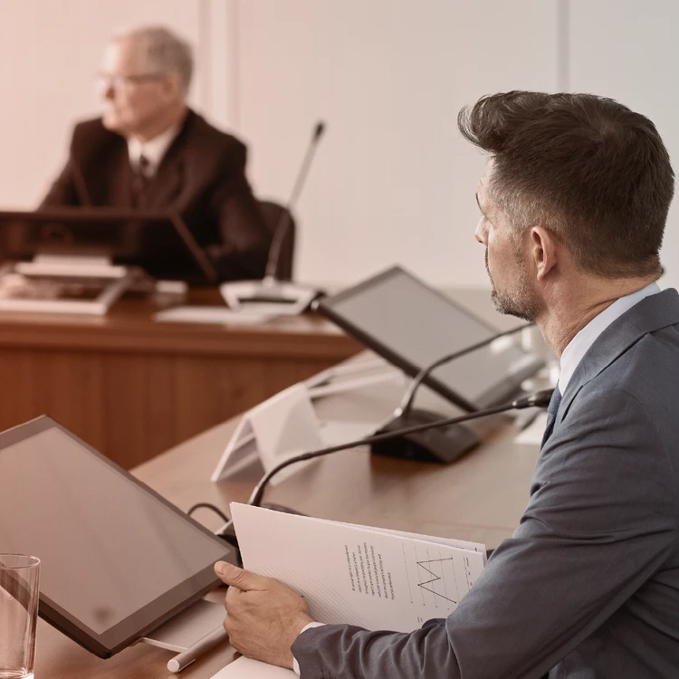 Management consultants analyze data and institutional documents to drive the execution of highly complex public projects.